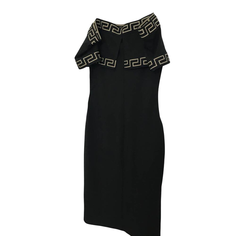 VALENTINE OFF THE SHOULDER BLACK DRESS SIZE LARGE NWOT - Picture 7 of 7